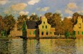 Häuser auf dem Zaan Fluss in Zaandam Claude Monet